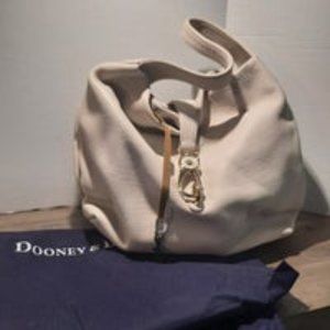 Dooney & Bourke Logo Lock Hobo Bag Purse